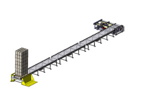 Ligne convoyage palette Industrie Agro-alimentaire conçu par Kheops